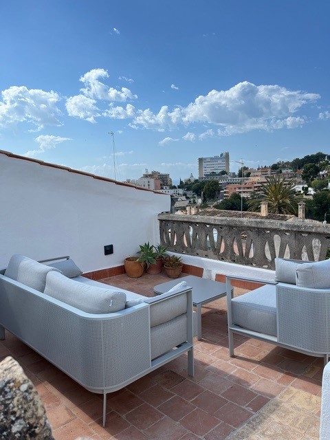 Ref 1679: Umwerfendes Bohème-Penthouse mit Meerblick in Palma El Terreno zum Kauf