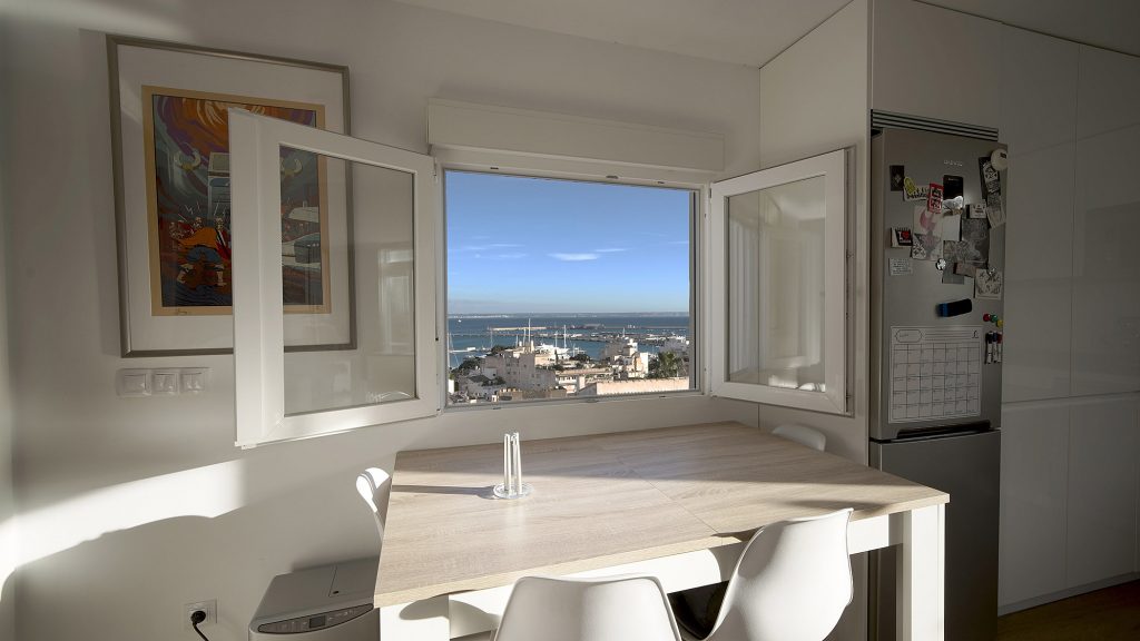 Ref 1933; Meerblickapartment mit Pool und Parkplatz in El Terreno zum Kauf