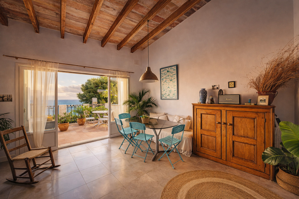 Ref 2058; Charming house with garage and sea views for sale in El Terreno