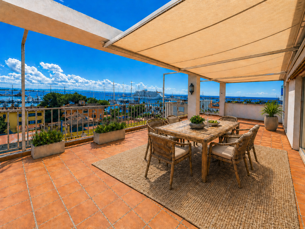 Ref 2060; Investition! Penthaus mit Mega Meerblick in El Terreno zum Kauf