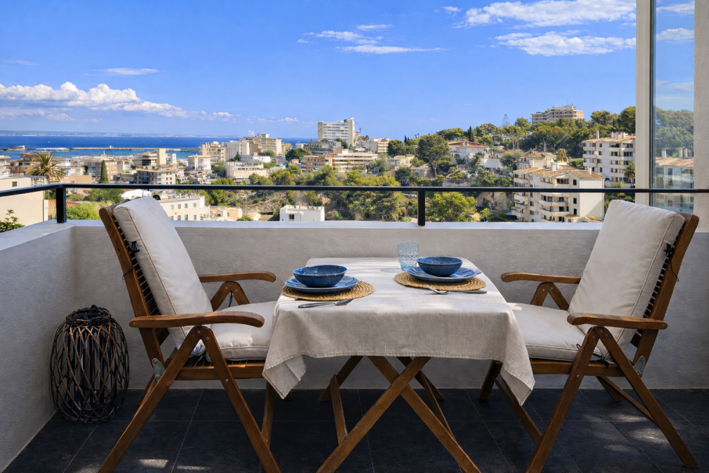 Ref 2027: Traumhaftes Meerblick Apartment mit Terasse in Palma zum Kauf