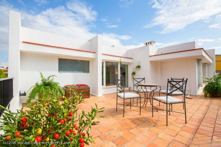 Ref 1514; Modern villa with panoramic views over the city and garden in Son Armadams for sale