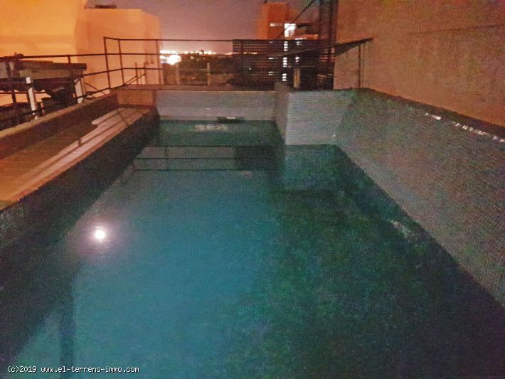 Ref 1680; Förvaltningsfastigheter! Byggnad med 12 lägenheter, 3 garage och pool i El Terreno