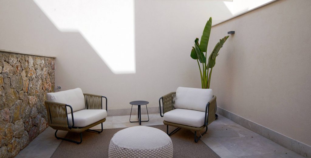 Ref 1906; Newly built townhouse with pool and sea views in Palma El Terreno for sale