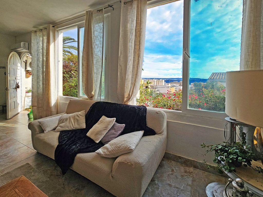 Ref 2089; Gartenwohnung mit fantastischem Meerblick in El Terreno zum Kauf