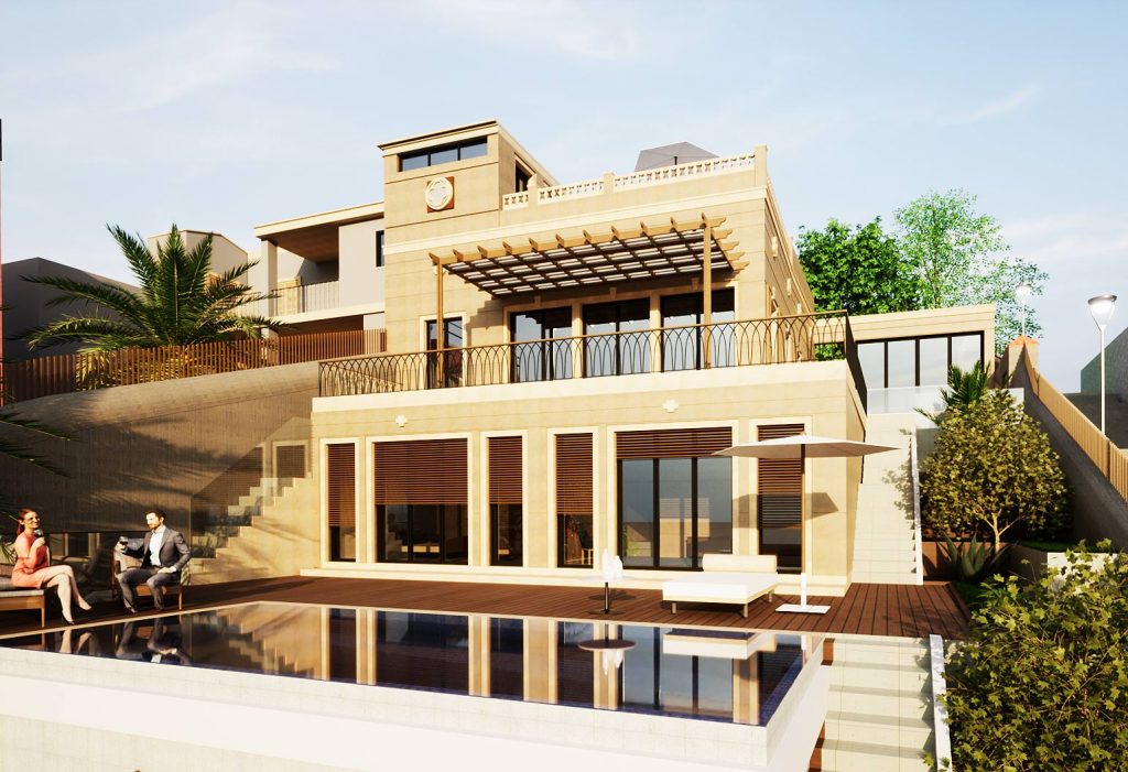 Ref 1838: Meerblickvilla mit Projekt auf grosszügigem Grundstück in Palma El Terreno zum Kauf